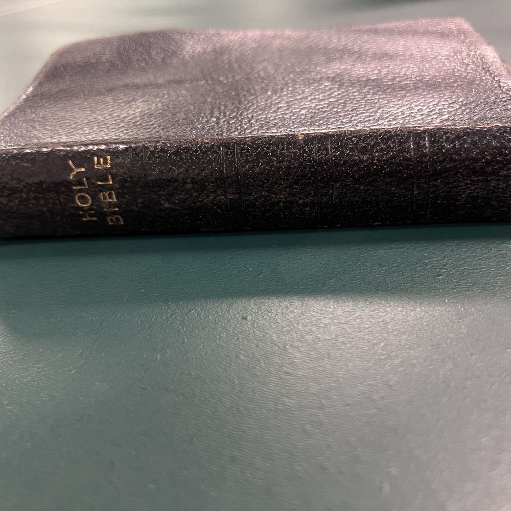 1937 Oxford Self-Pronouncing KJV Bible India Paper Christian Science Oxford